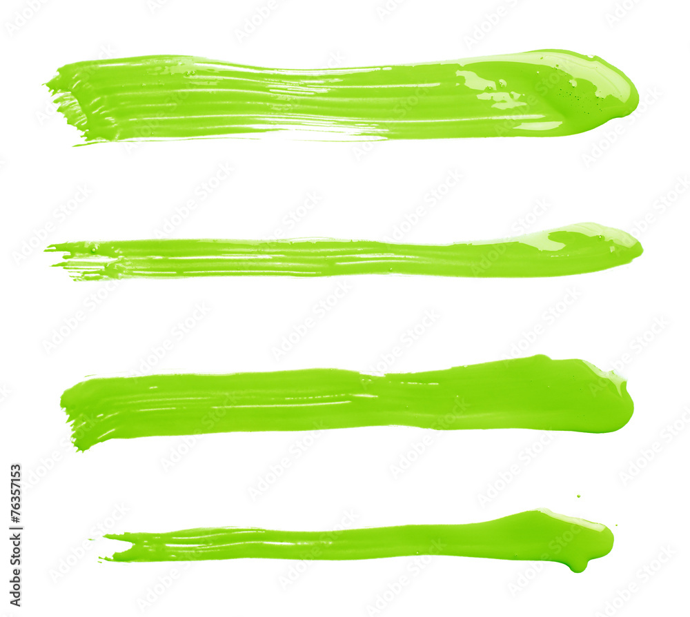 Fototapeta premium Straight oil paint brush strokes