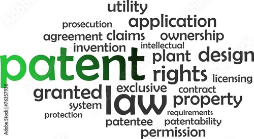 word cloud - patent