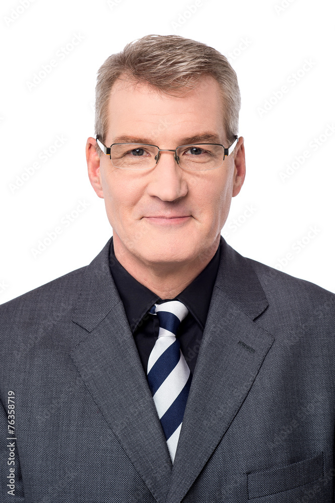 Portrait image of senior businessman Portrait image of senior businessman