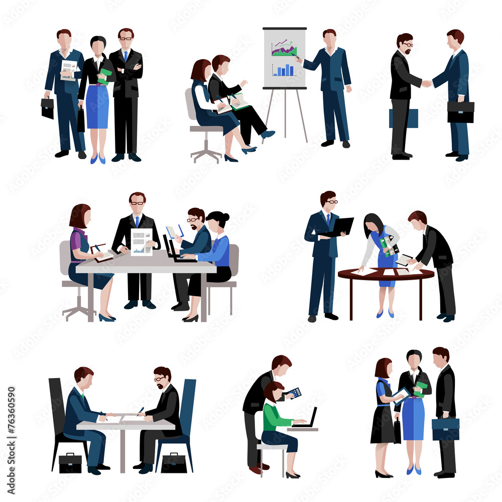 Teamwork Icons Set Teamwork Icons Set