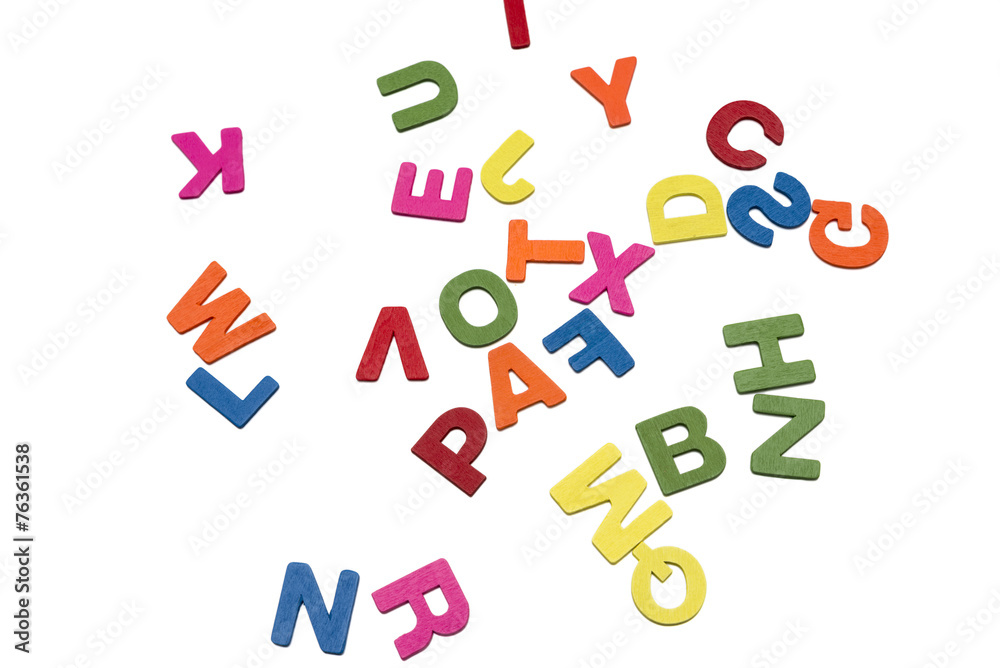 Fototapeta premium colorful letters