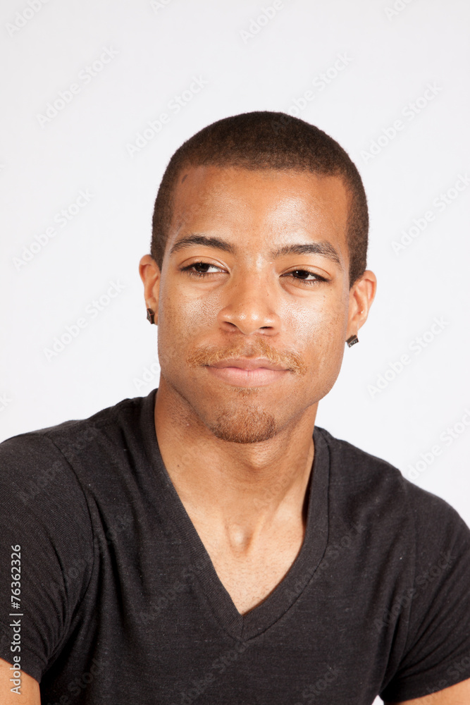 Obraz premium Murzyn z uśmiechem