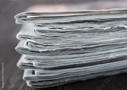 stack of magazines