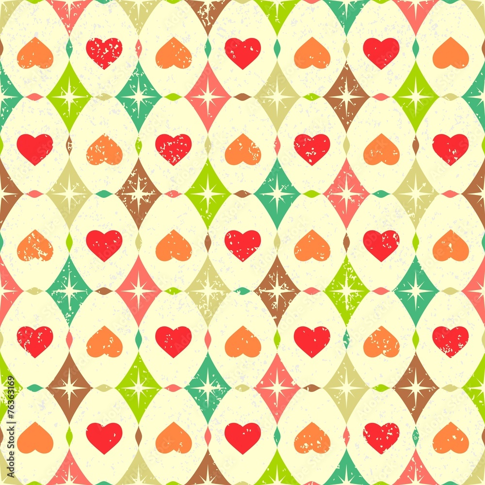 Seamless Valentine's Day Background Seamless Valentine's Day Background