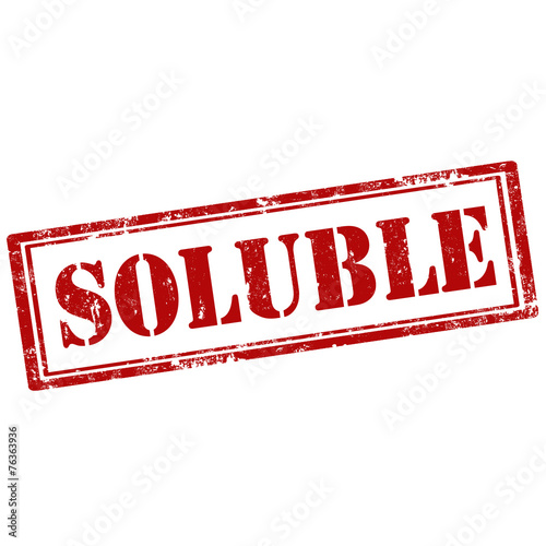 Soluble-stamp