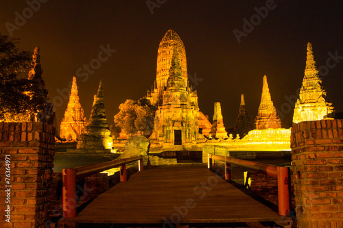 Wat Chai Watthanaram  Ayutthaya Thailand World Heritage
