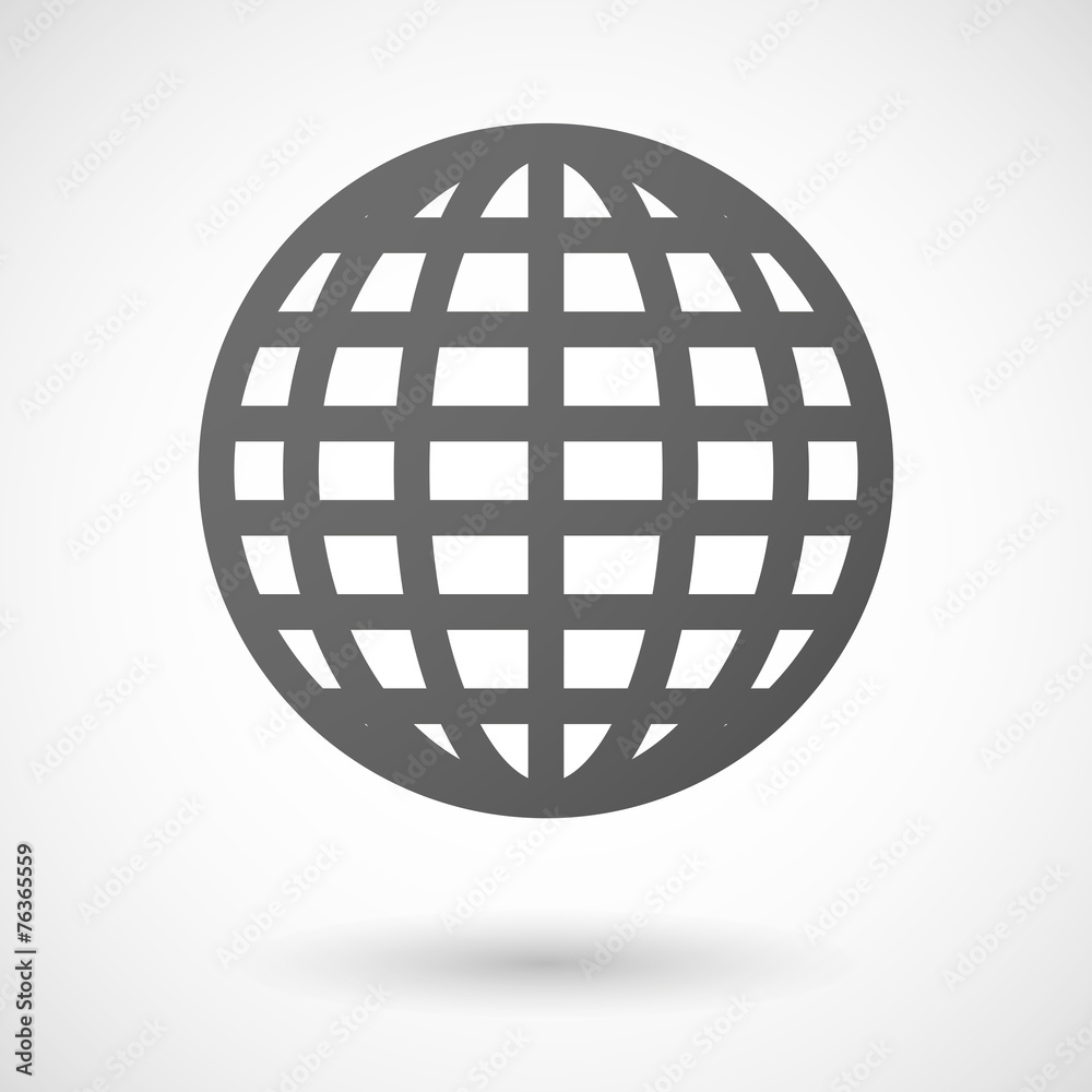 world globe icon on white background world globe icon on white background