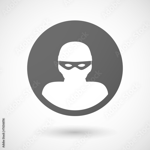 thief  icon on white background