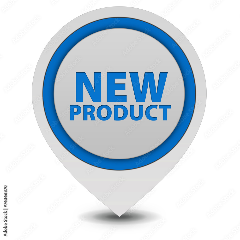 new product pointer icon on white background new product pointer icon on white background
