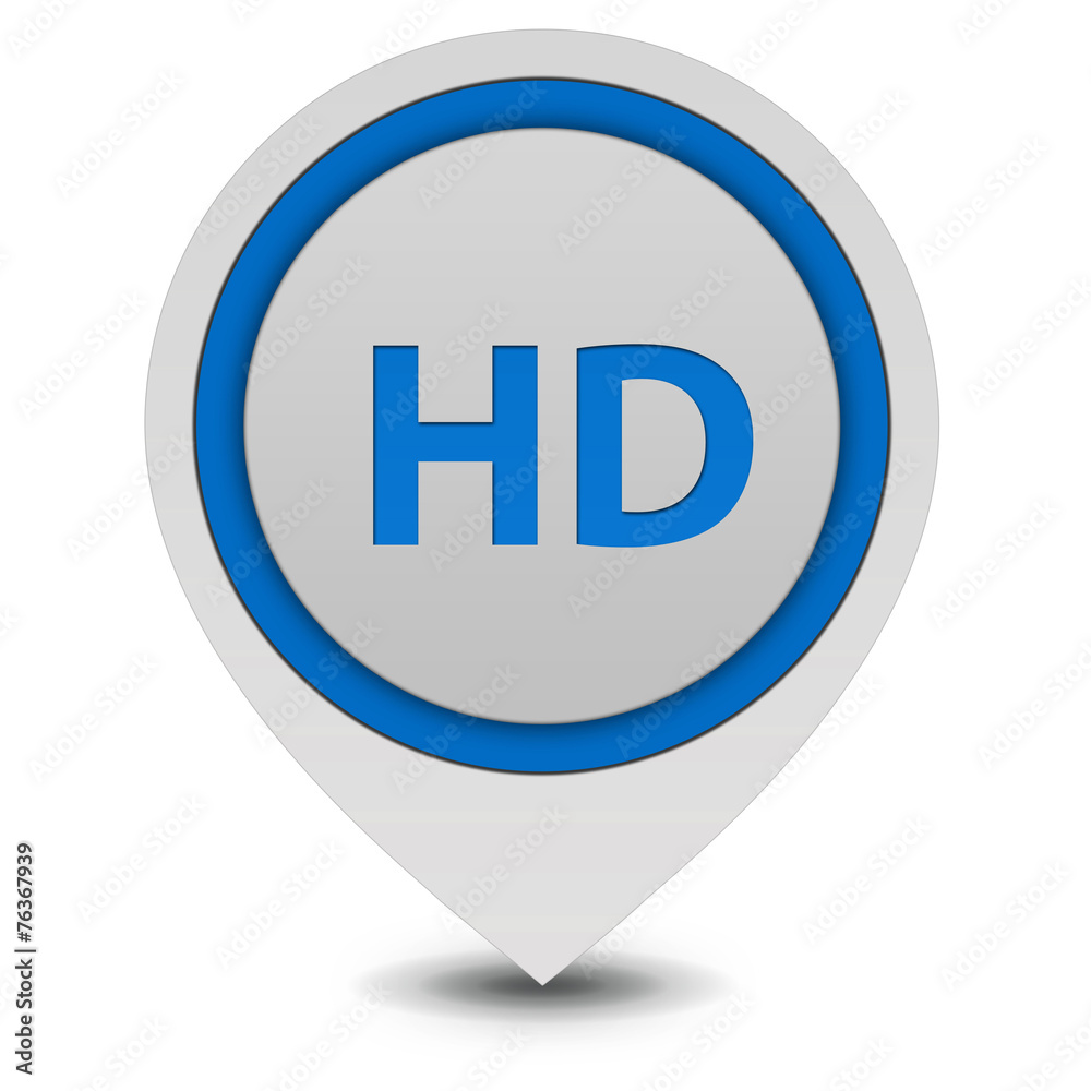 HD pointer icon on white background HD pointer icon on white background