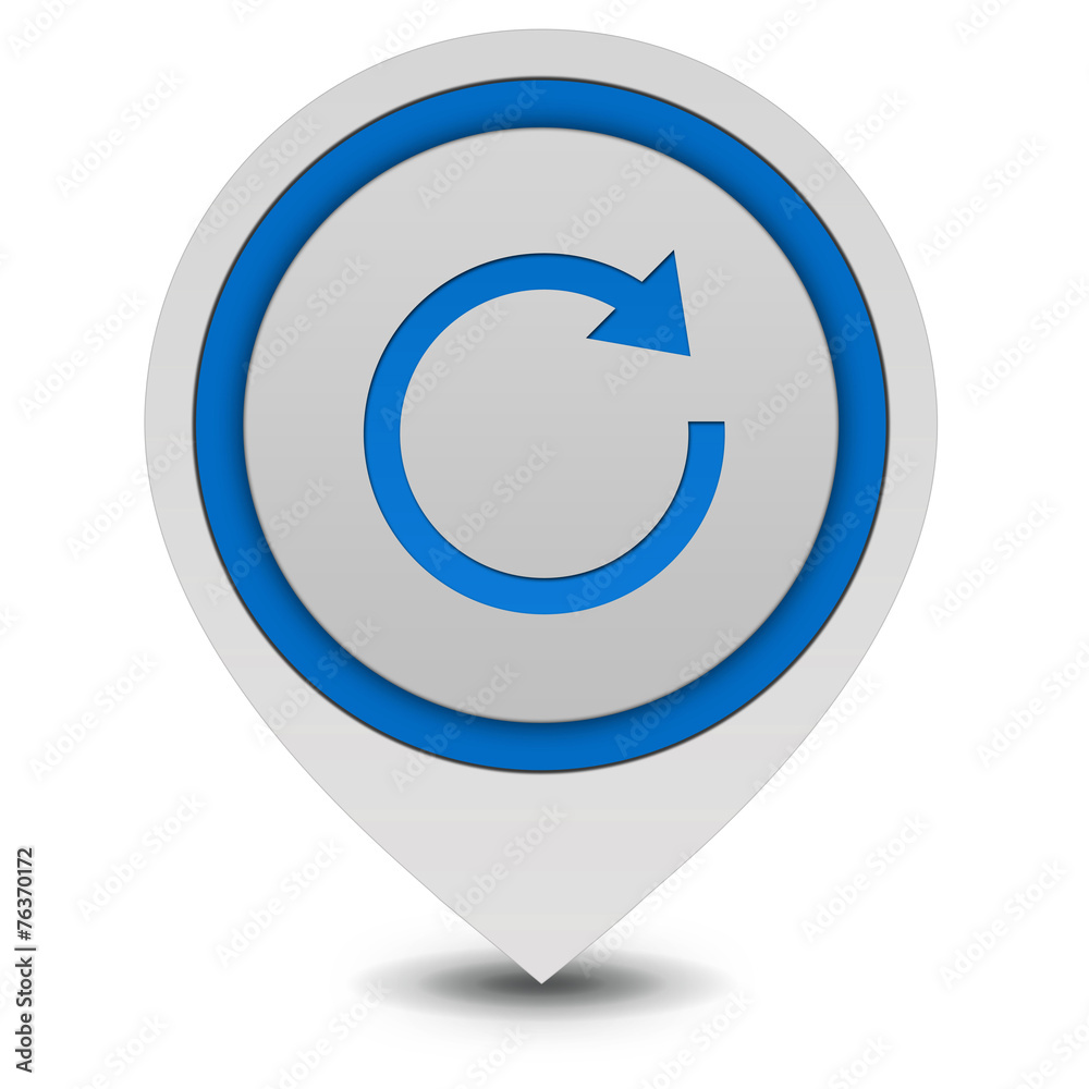 Arrow pointer icon on white background Arrow pointer icon on white background