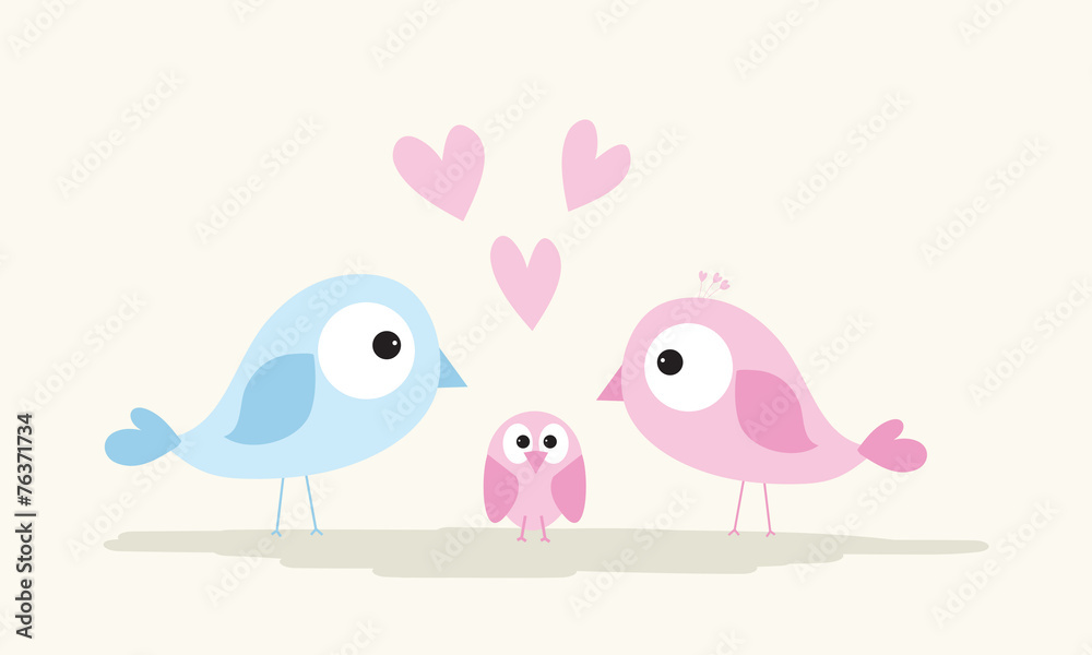 Obraz premium Cute Bird