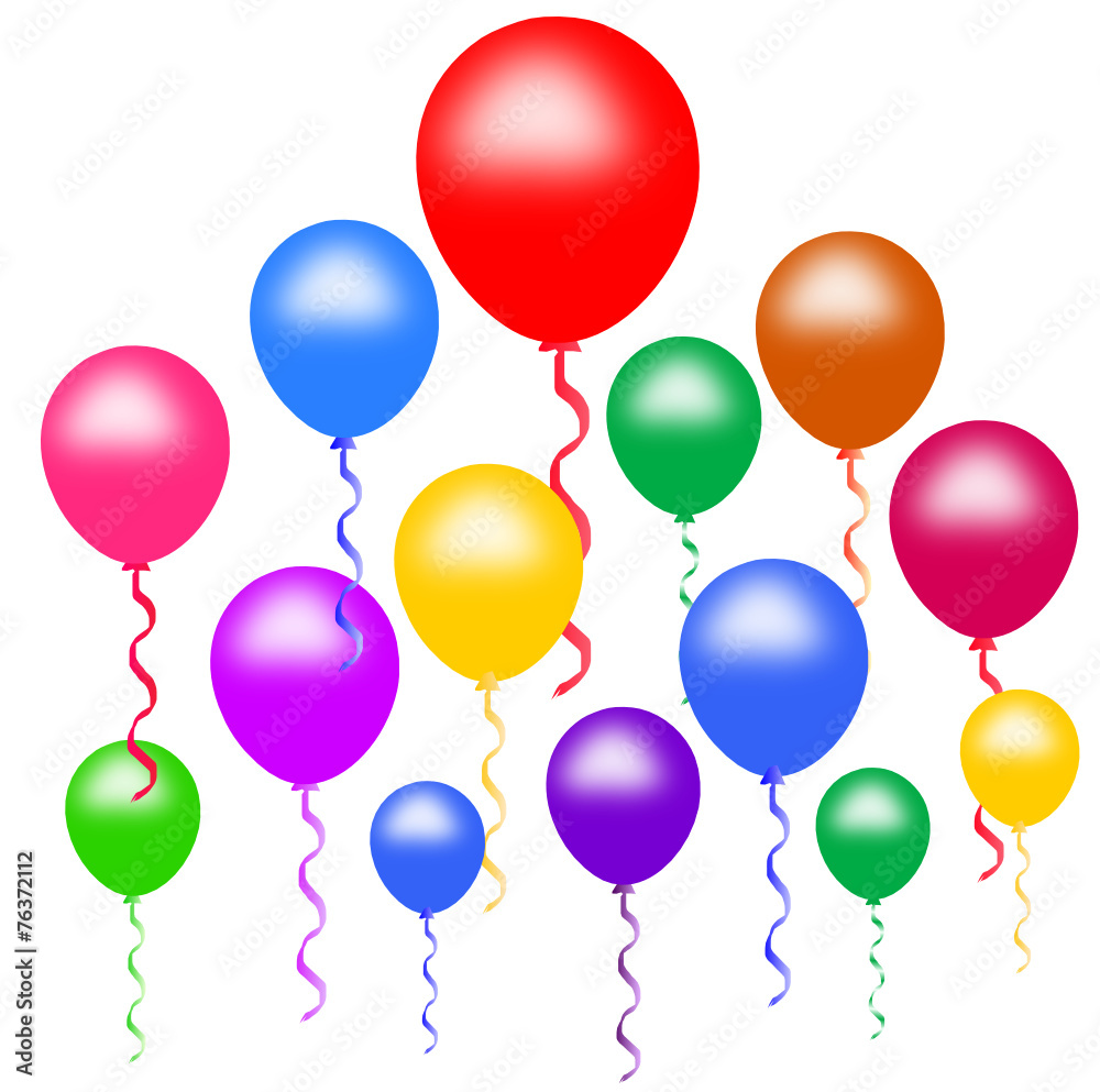 Stockvector Ballon Ballone Party 150119 13 Adobe Stock
