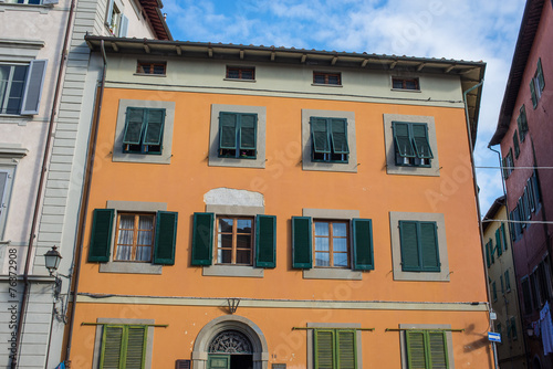 Facciata palazzi signorili, centro storico, Pisa