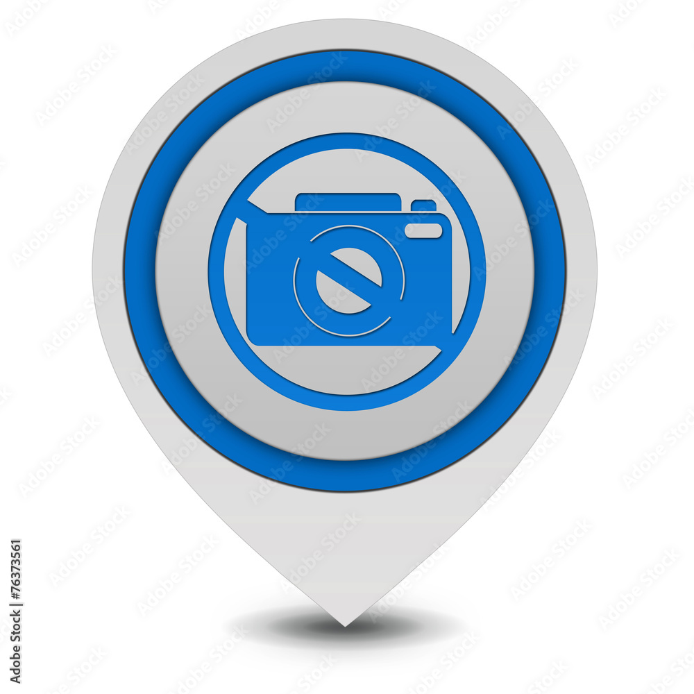 Ban shooting pointer icon on white background Ban shooting pointer icon on white background