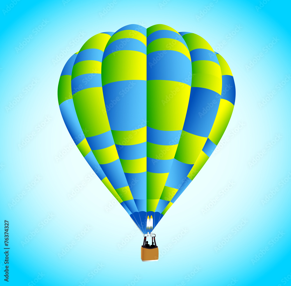 Fototapeta premium mongolfiera, fuga, evasione, volare, salire, leggero
