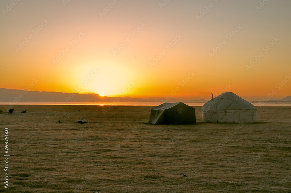 Yurts in Kyrgyzstan Yurts in Kyrgyzstan