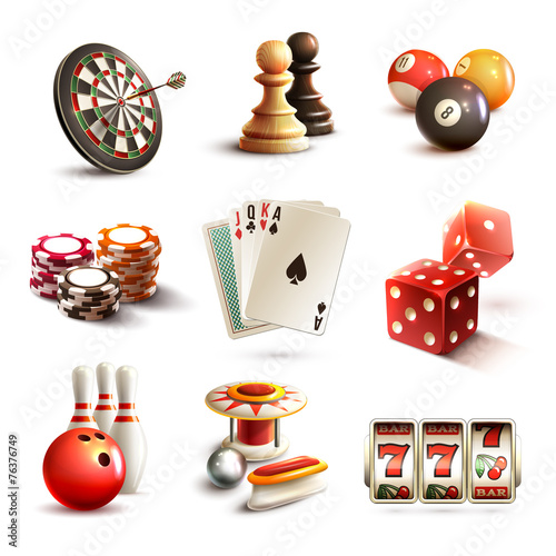 Game icons set