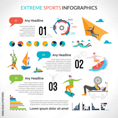 Extreme Sports Infographics