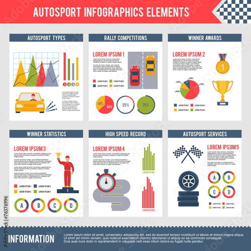 Auto Sport Infographics