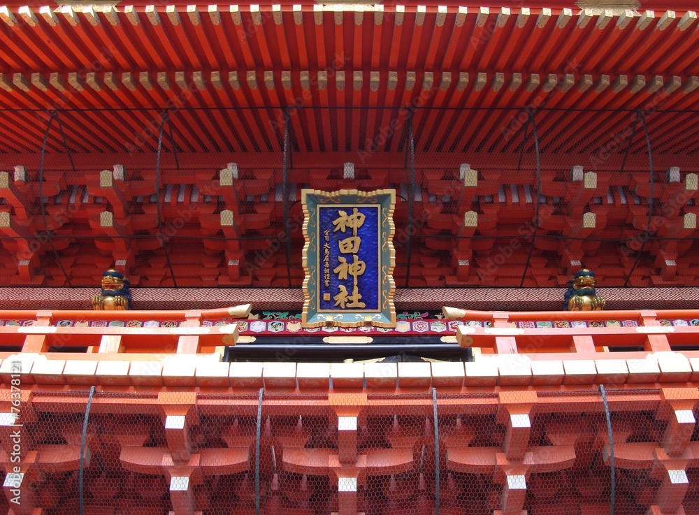 Fototapeta premium 東京、神田神社アップ