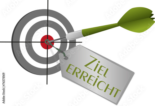 Ziel erreicht - Vektor