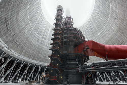Thermal power plant interior
