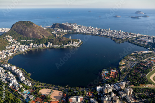 Fototapeta Naklejka Na Ścianę i Meble -  Rio de janeiro - lagon Rodrigo de Freitas