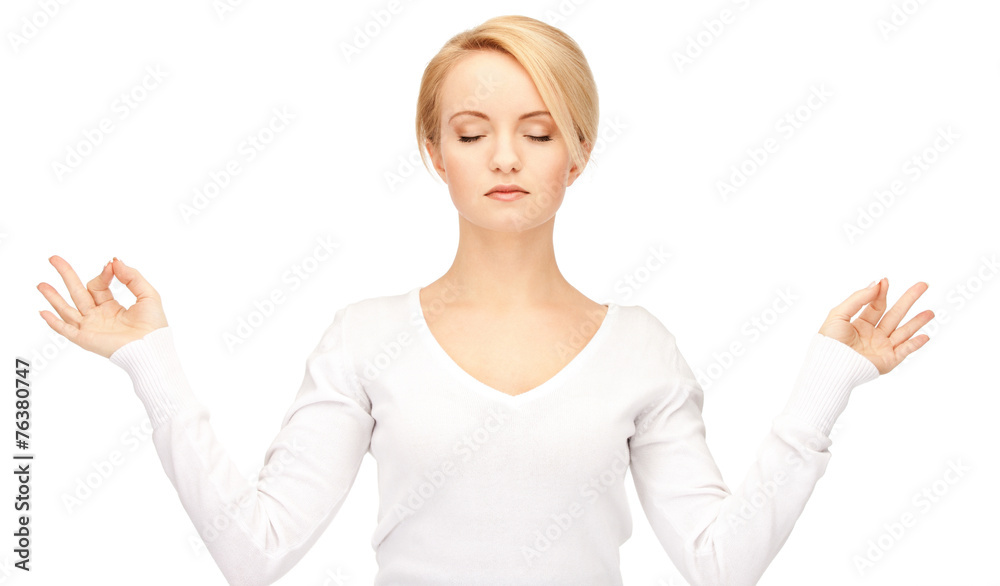 woman in meditation woman in meditation