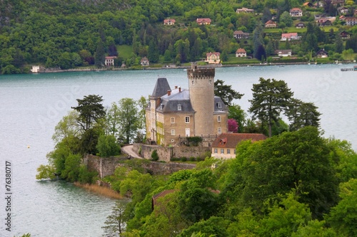 Le château de Duingt, Lac d'Annecy photo