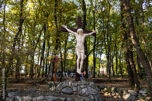 Cross on Apparition hill photo