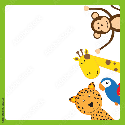 Fototapeta Naklejka Na Ścianę i Meble -  Animal frame