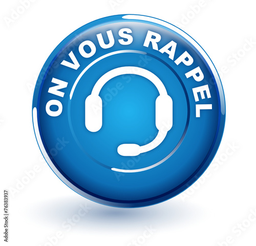on vous rappel sur bouton bleu