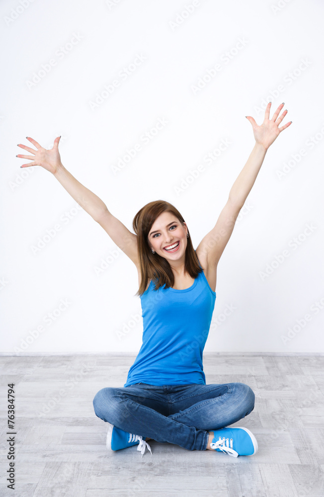 Portrait of attractive young woman Portrait of attractive young woman