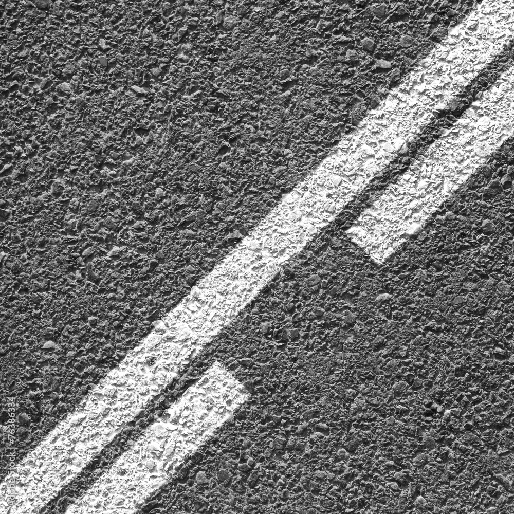 Fototapeta premium Asphalt Dividing Line