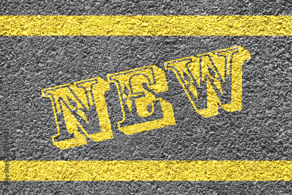 custom made wallpaper toronto digitalNew text on the asphalt