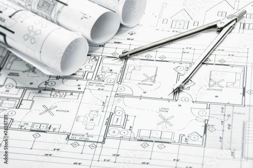 Construction planning drawings