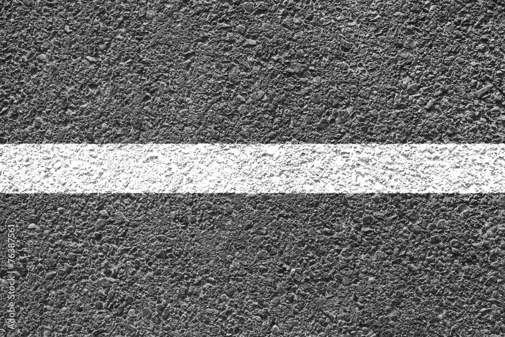 Fototapeta premium White Dividing Line