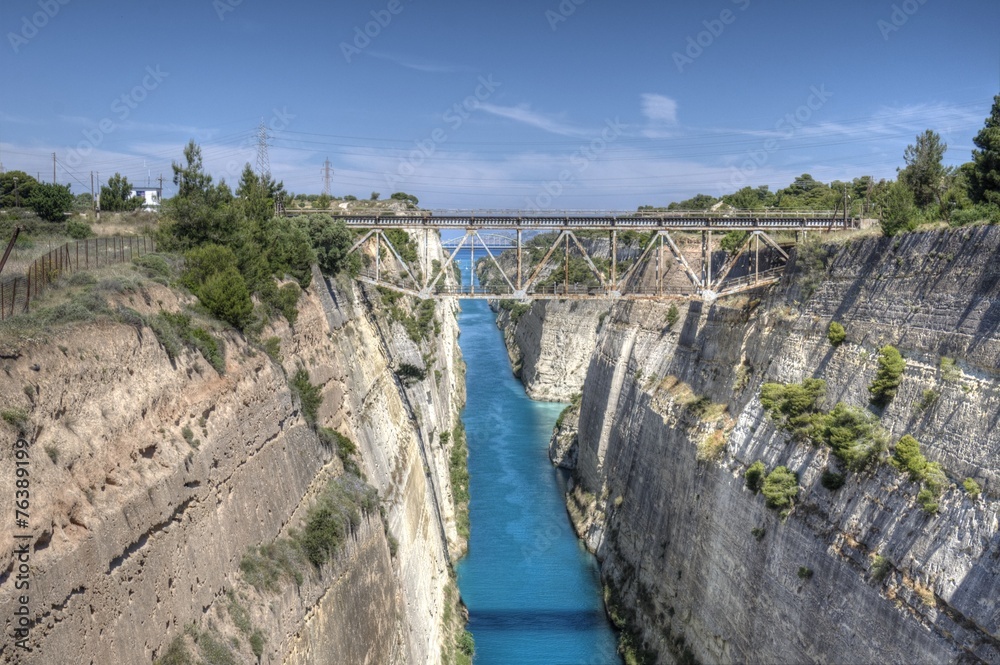Obraz premium Corinth Canal