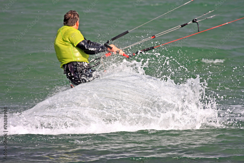 Obraz premium kitesurfer
