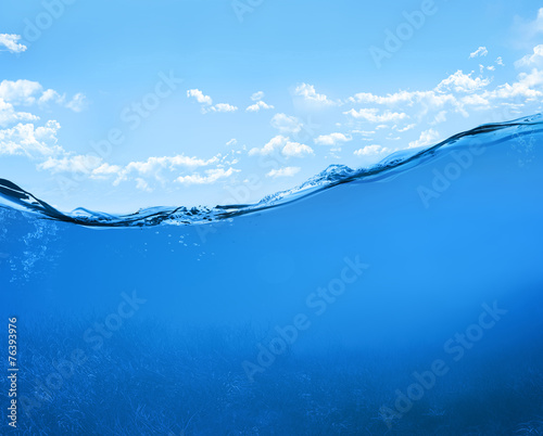 Fototapeta Naklejka Na Ścianę i Meble -  blue tropical water