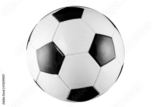 Soccer ball black and white