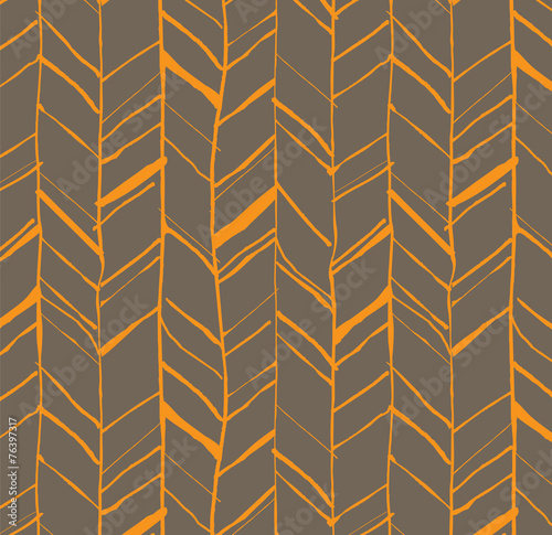 Hand drawn herringbone pattern