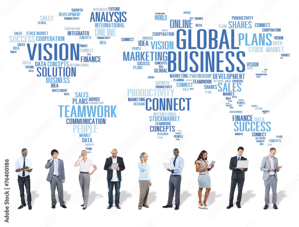 Global Business World Commercial Business People Concept Global Business World Commercial Business People Concept