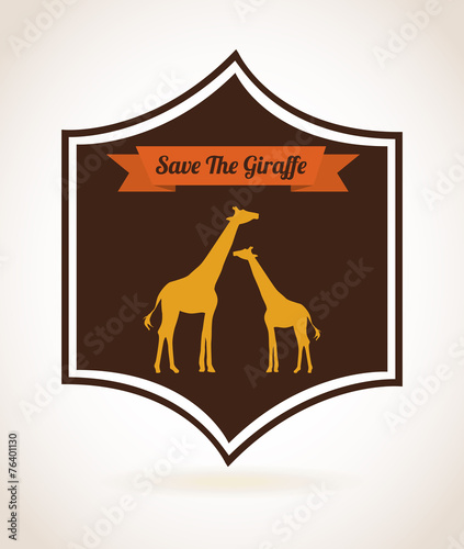 save the animals design