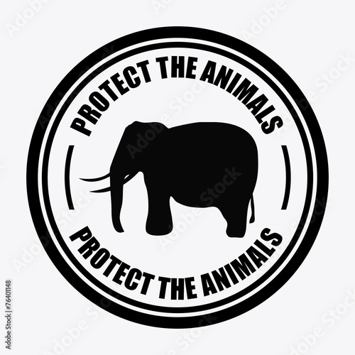 save the animals design