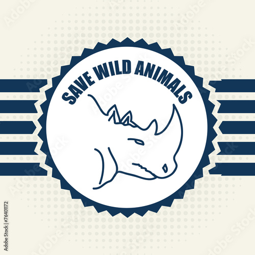 save the animals design