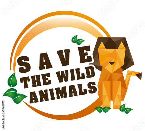 save the animals design