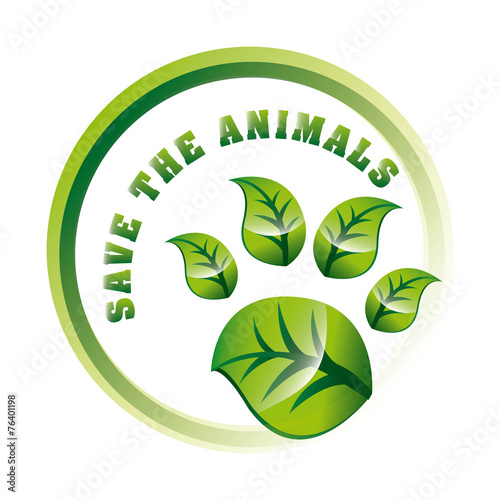 save the animals design
