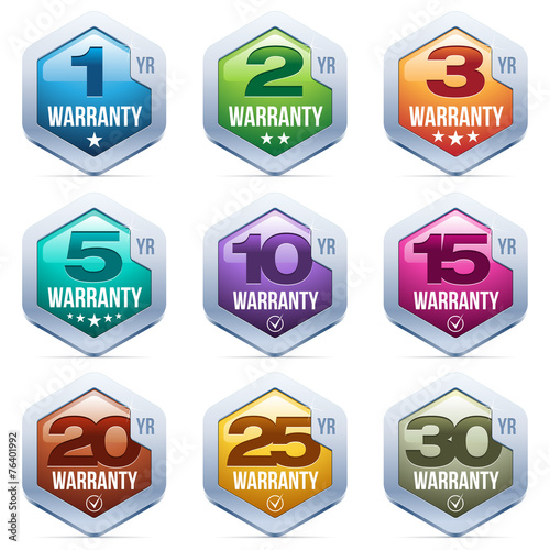 Warranty Seal Metal Badge